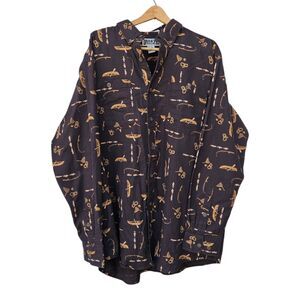 Duluth Trading Co Shirt Men’s X-Large Tall Relaxed Fit Free Swinging Flannel